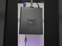 Luzes cinéticas DMX com esfera suspensa