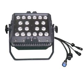 20pcs 15w Rgbwa 5 em 1 luz conduzida exterior da paridade da luz Ip65 da paridade para a fase exterior