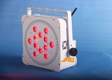 12pcs 15w Rgbaw 5 em 1 paridade conduzida sem fio da bateria enlata a bateria