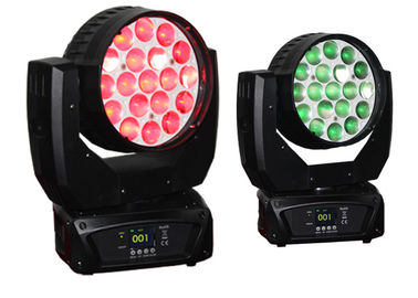 da lavagem principal movente do zumbido da luz do diodo emissor de luz de 540°Pan 270°Tilt 19pcs 12W RGBW 4in1 luz principal móvel