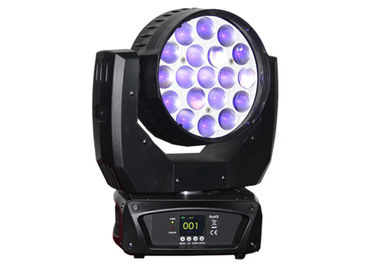 da lavagem principal movente do zumbido da luz do diodo emissor de luz de 540°Pan 270°Tilt 19pcs 12W RGBW 4in1 luz principal móvel