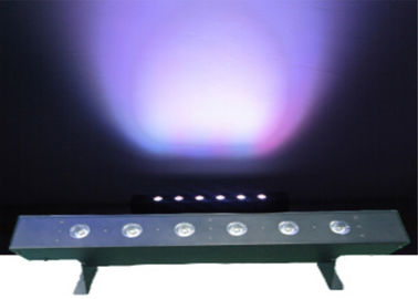 A arruela sem fio Dmx da parede conduziu a luz 6pcs 15w Rgbwa da barra de parede 5 in1