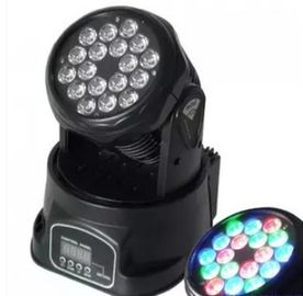 O disco conduziu a fase que ilumina 18pcs a mini luz movente 100-240V 50-60HZ