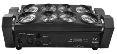o Cree de 8pcs 10w conduziu iluminação principal movente do disco da fase clara do feixe da aranha