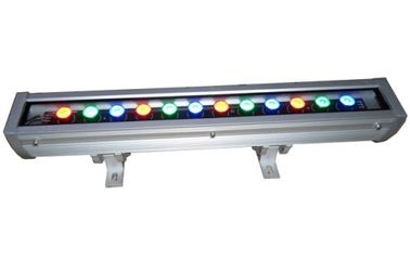 12pcs impermeável 1w conduziu o alumínio do brilho alto da luz Dmx512 da lavagem da parede