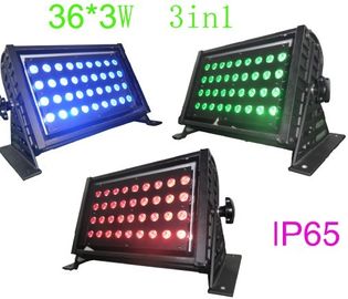 36pcs 3w Rgb Taicolor conduziu a luz de inundação 110v da fase -240v 108w RoHS