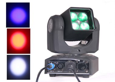 4pcs novo 10w 4in1 conduziu mini luzes claras principais moventes do DJ da luz do zumbido da lavagem