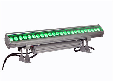 Luz IP65 110-240v 50-60HZ da lavagem da parede do diodo emissor de luz do poder superior 24pcs RGBW