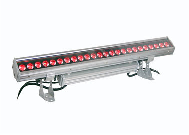 Luz IP65 110-240v 50-60HZ da lavagem da parede do diodo emissor de luz do poder superior 24pcs RGBW