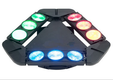 A iluminação principal movente 9 do feixe da aranha de DMX512 100w dirige C.A. 110-240V 50-60HZ das luzes