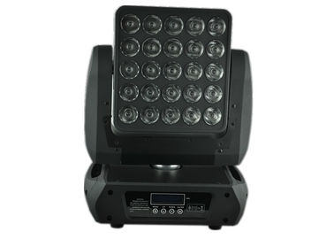 Cubra 1 CREE americano do lúmen alto do plano 25 x 12w, cor de RGBW que mistura do DJ principal movente da luz/quadrado do diodo emissor de luz luzes principais moventes