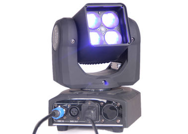 fase do zumbido de 4 PCes mini que ilumina a luz 60w principal movente branca brilhante
