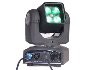 fase do zumbido de 4 PCes mini que ilumina a luz 60w principal movente branca brilhante