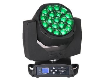 o zumbido de 19x12w RGBW 4in1 conduziu os olhos grandes da abelha que movem a luz principal da fase clara de /DJ das luzes da fase do disco