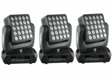 Cubra 1 CREE americano do lúmen alto do plano 25 x 12w, cor de RGBW que mistura do DJ principal movente da luz/quadrado do diodo emissor de luz luzes principais moventes