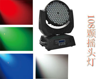 As cabeças moventes altas do lúmen 108pcs iluminam o feriado do teatro do concerto de DMX RGBW