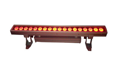 Lúmen alto 6 em 1 luz da lavagem da parede do diodo emissor de luz 18pcs x 18W impermeável
