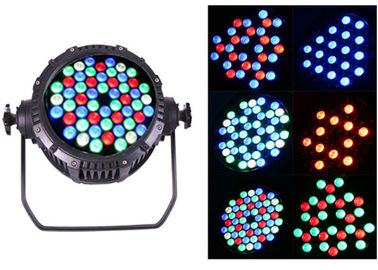 Fase 54pcs profissional que ilumina RGBW impermeável 162W 110-240V