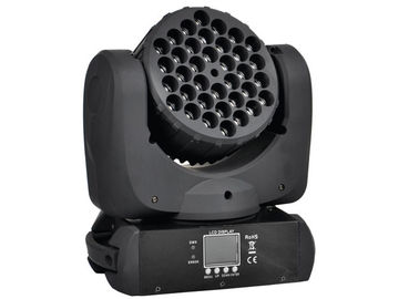 A luz principal movente do diodo emissor de luz do controle sadio, lavagem do feixe de RGBW conduziu luzes 36 x 3 W