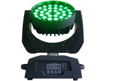 Zumbido principal movente luz conduzida Dmx da lavagem IP33 colorido para a fase que ilumina o brilho alto