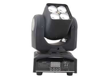 4 X 10w Rgbw 4 em 1 conduziram luz principal movente da mini lavagem para a iluminação da fase do DJ