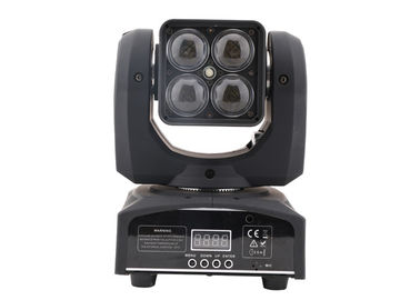 4 X 10w Rgbw 4 em 1 conduziram luz principal movente da mini lavagem para a iluminação da fase do DJ