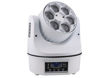 A cabeça movente da abelha de 6 X15w Rgbw conduziu o brilho alto claro 110 do disco - 240v Actived sadio