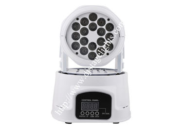 18x3W a luz principal movente DJ encena luz conduzida RGB para barras, clube noturno da lavagem das luzes a mini