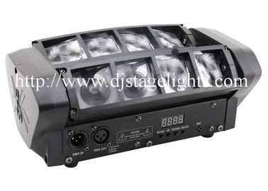 8 x 10 iluminação principal movente do partido da aranha de W RGBW da luz 80 da fase do diodo emissor de luz de W