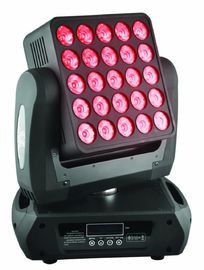 25 luz principal movente da matriz da iluminação dos antolhos da luz RGBW do feixe do diodo emissor de luz de X12 W