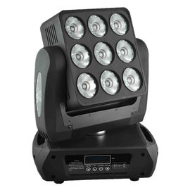 Brithness alto 9 luzes claras principais moventes da matriz do feixe de Sharpy da lavagem do diodo emissor de luz de X12 W RGBW