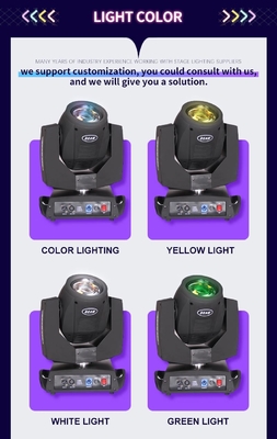 a decoração principal movente da fase de 230w 7r ilumina Gobos do feixe 17 de Dmx Sharpy