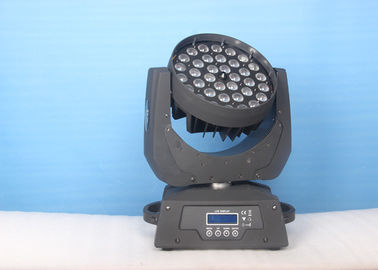 36 do feixe UV do diodo emissor de luz de X 18W RGBW luz principal movente, iluminação conduzida da fase