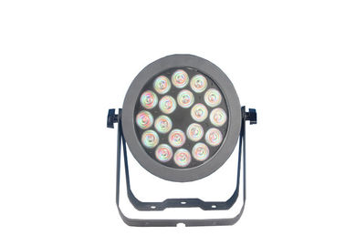 18 PCes 6 em luzes das latas de 1 paridade da fase do diodo emissor de luz de RGBW com alojamento fundido alumínio