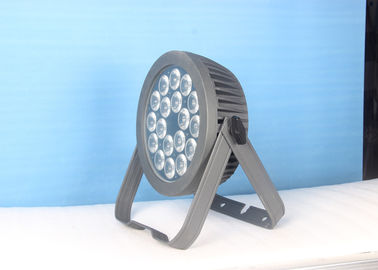 18 PCes 6 em luzes das latas de 1 paridade da fase do diodo emissor de luz de RGBW com alojamento fundido alumínio