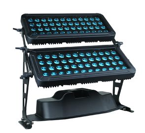 Luz brilhante alta exterior 96pcs RGBW da lavagem da parede do diodo emissor de luz da cor da cidade IP65 