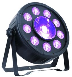 Colora a luz interna de mistura 9 * 3W +1 * 30W IP20 da paridade do diodo emissor de luz de DMX RGB horizontalmente