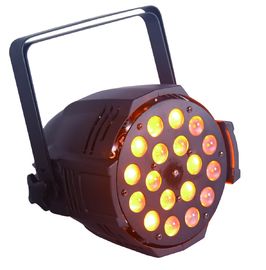 O IP Ip65 impermeável que avalia a iluminação conduzida disco de Dmx DJ, 6 em 1 paridade conduzida 18pcs*10W pode iluminar-se com zumbido