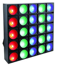 Luz conduzida da fase do disco da matriz dos antolhos da lavagem para o casamento da fase 25pcs x 30W