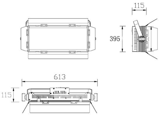 400W 3200K 5600K Digital Flat Plate Soft Light para sala de conferências