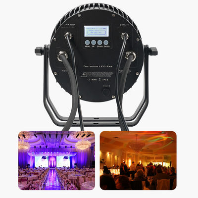 18pcs 12W IP65 resistente à água LED exterior Par Para Eventos RGBWA UV 6in1