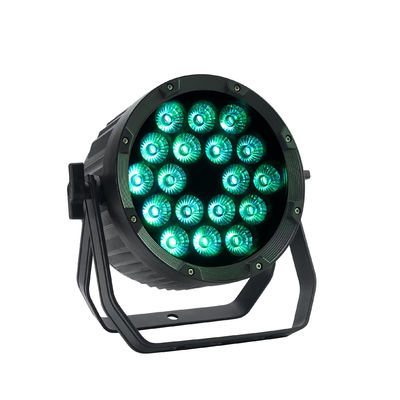18pcs 12W IP65 resistente à água LED exterior Par Para Eventos RGBWA UV 6in1