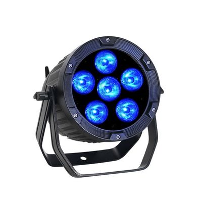 6pcs LED Par Bateria Luz Ecrã LCD Bateria impermeável IRC Par Luz Controle remoto