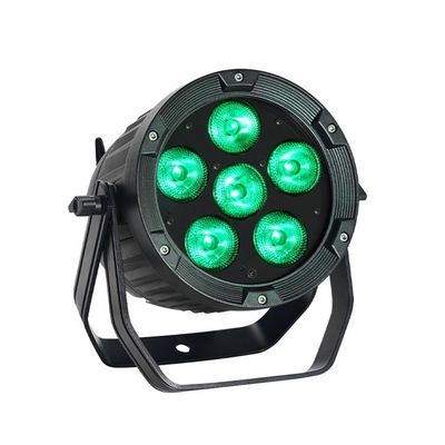 6pcs LED Par Bateria Luz Ecrã LCD Bateria impermeável IRC Par Luz Controle remoto