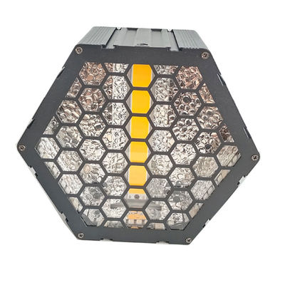 RGB Strobe Matrix Led Retro Lâmpadas de lavagem acentuada luz auxiliar strob Hexagun luz