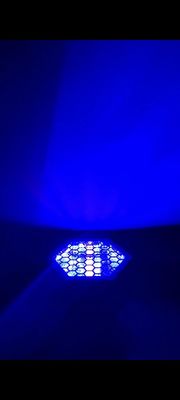 RGB Strobe Matrix Led Retro Lâmpadas de lavagem acentuada luz auxiliar strob Hexagun luz