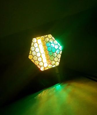 RGB Strobe Matrix Led Retro Lâmpadas de lavagem acentuada luz auxiliar strob Hexagun luz