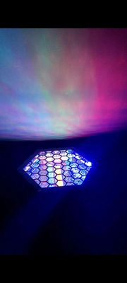 RGB Strobe Matrix Led Retro Lâmpadas de lavagem acentuada luz auxiliar strob Hexagun luz
