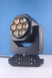 Luz principal movente DMX 512 7*15w Rgbw do diodo emissor de luz do clube noturno do DJ 60.000 horas de tempo