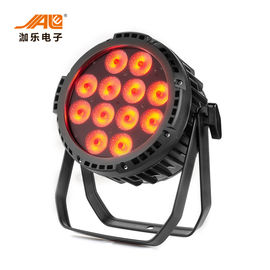 12PCS RGBWA + CRI ativo 85 do modo de controle do som liso UV da luz da paridade do diodo emissor de luz da bateria